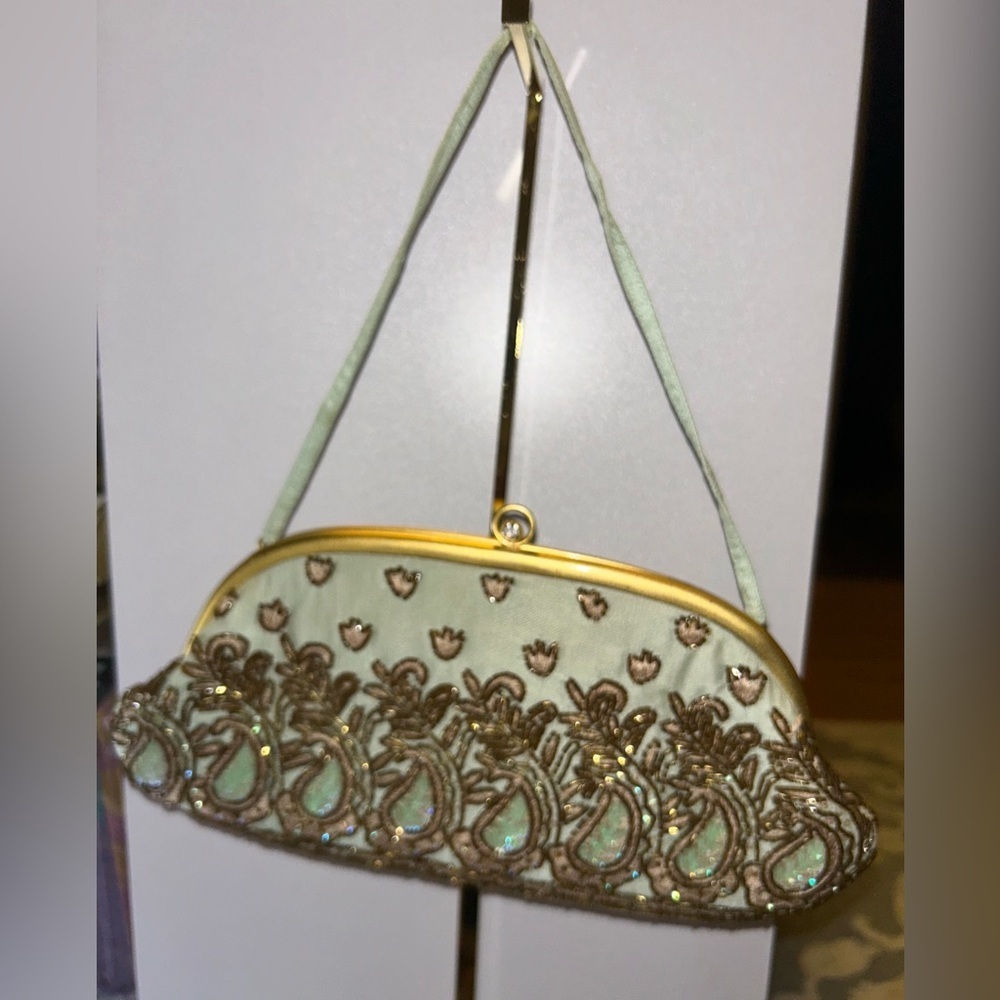 Euc Santi vintage beaded bag - Picture 1 of 7